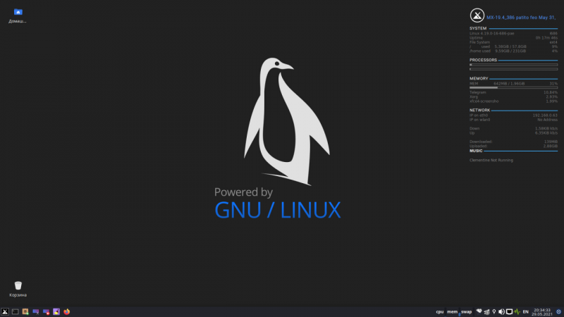 MX Linux 19.4 Xfce x64